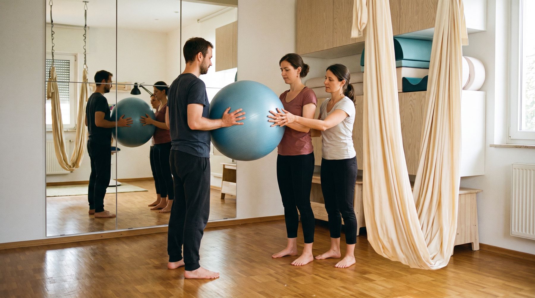Körpertherapie mit Physioball