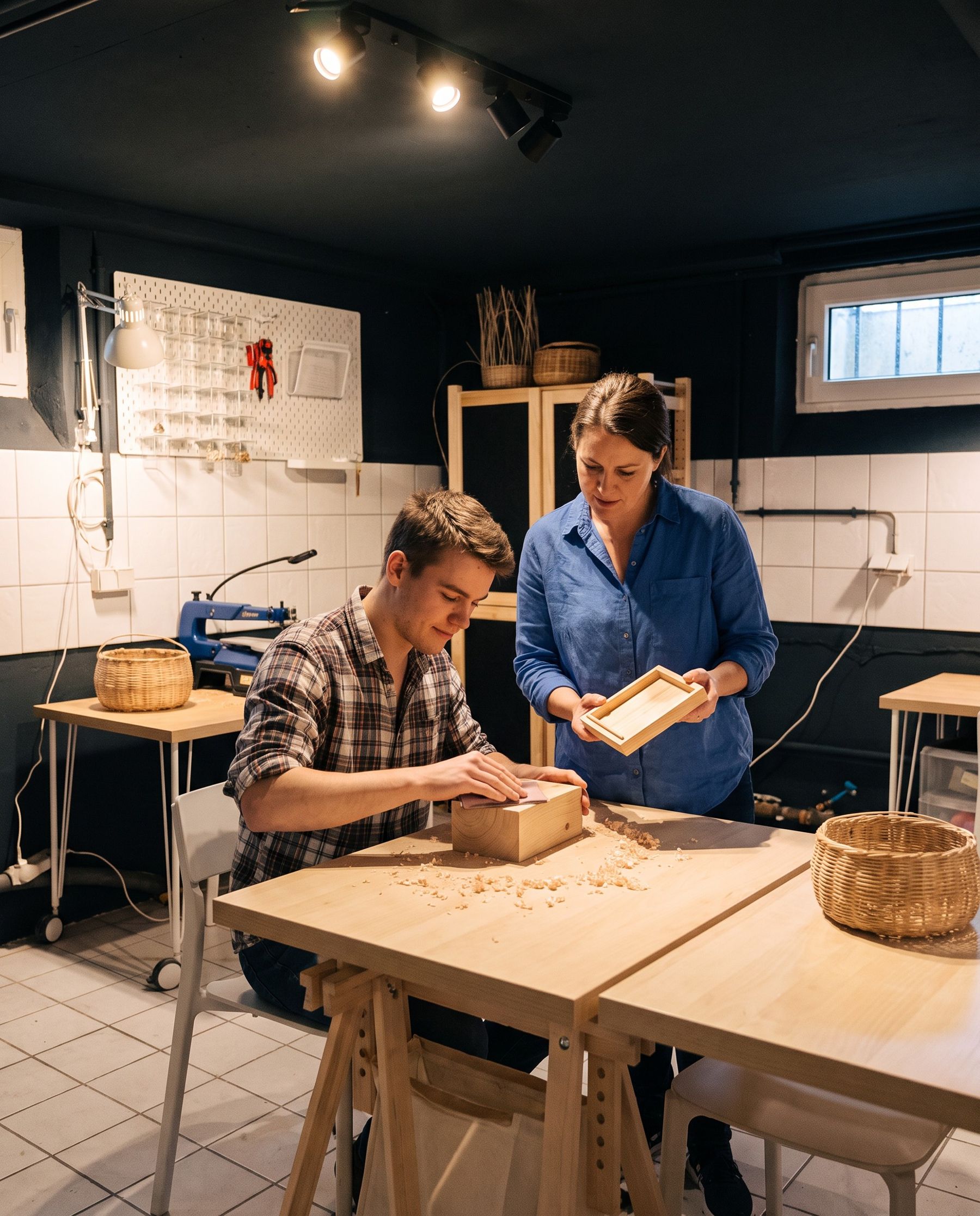Werktherapie im Werkraum